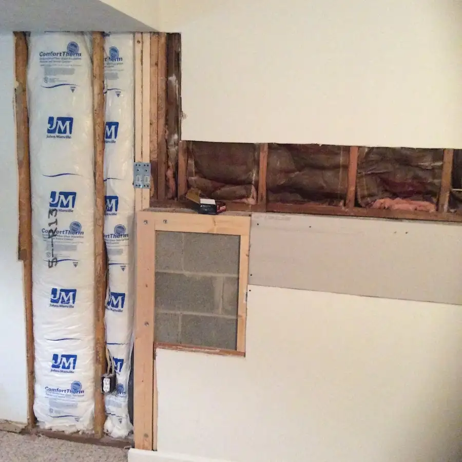 Wall insulation replacement during Contents Cleaning & Restoration in Hondo